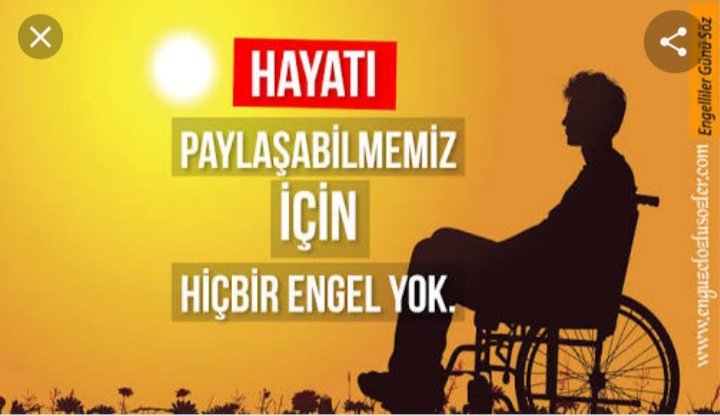 Hayatı Paylaşabilmemiz İçin Hiçbir Engel Yok...